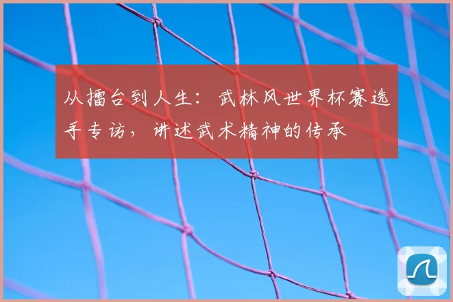 从擂台到人生:武林风世界杯赛选手专访,讲述武术精神的传承