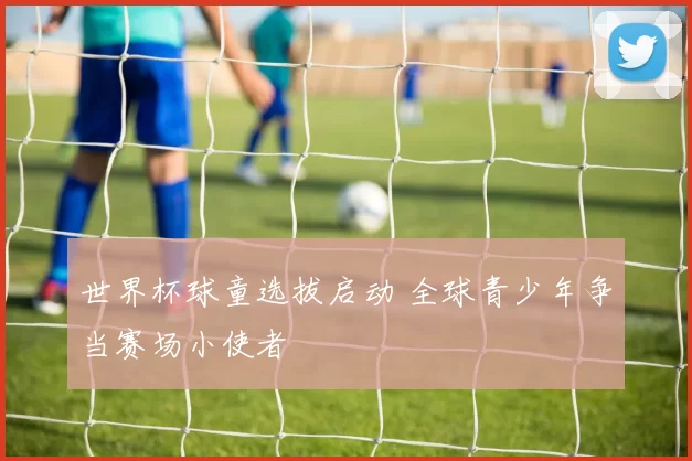 世界杯球童选拔启动 全球青少年争当赛场小使者
