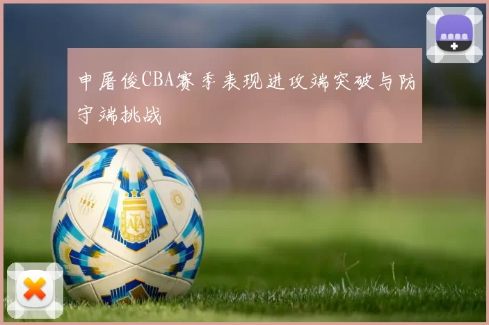 申屠俊CBA赛季表现进攻端突破与防守端挑战